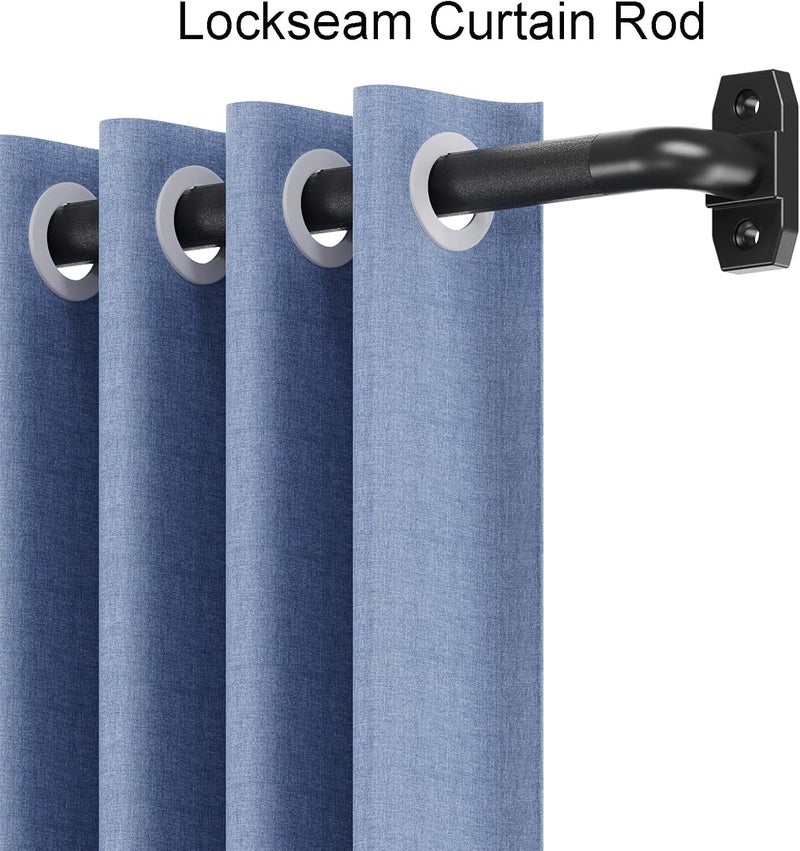 Blu-Pier Tech Cafe Curtain Rod 18-64 Inch Adjustable, French Door & Window Sash Rods for Small Curtains, Door Curtain – Rust-Resistant, Easy Install, Versatile for Kitchen, Bathroom, French Doors - Image 2